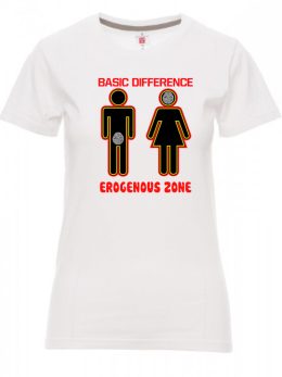 Camiseta mujer con diseño Basica diferencia