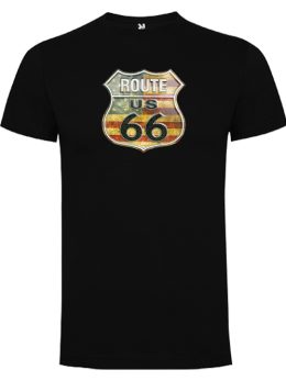 Camiseta con diseño Route US 66
