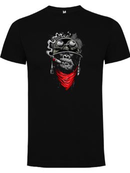 Camiseta con diseño Mono Motero