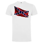 Camiseta con diseño bandera Confederada Americana - Imagen 2