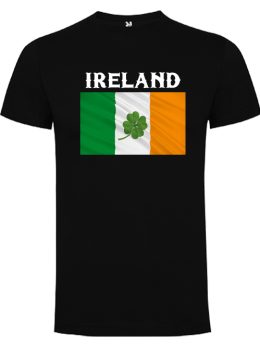 Camiseta con diseño bandera de Irlanda