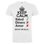 Camiseta con diseño SALUD, DINERO Y AMOR - Imagen 2
