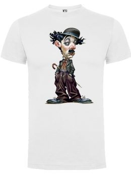 Camiseta con diseño dibujo CHAPLIN