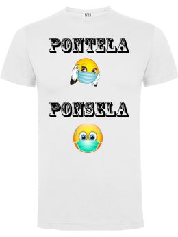 Camiseta con diseño PONTELA, PONSELA