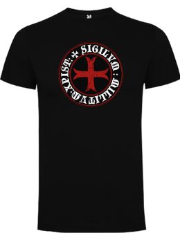 Camiseta con diseño TEMPLARIOS
