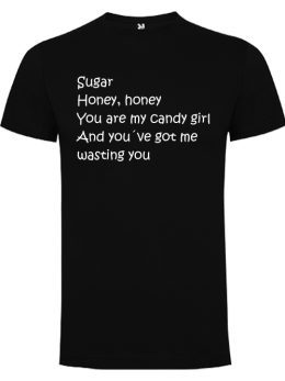 Camiseta con diseño Sugar, sugar