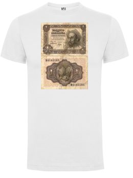 Camiseta con diseño UNA PESETA