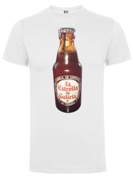 Camiseta con diseño La Estrella de Galicia Original