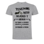 Camiseta con diseño Tenemos motos, mujeres y armas.. - Imagen 2