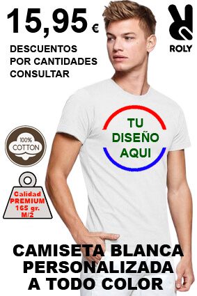 Camisetas Personalizadas a todo color desde 1,22€