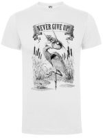 Camiseta con diseño NEVER GIVE UP! - Imagen 2