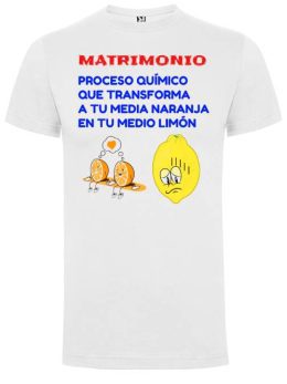 Camiseta con diseño MATRIMONIO
