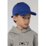 Gorra Juvenil 5 paneles 180 gr/m2
