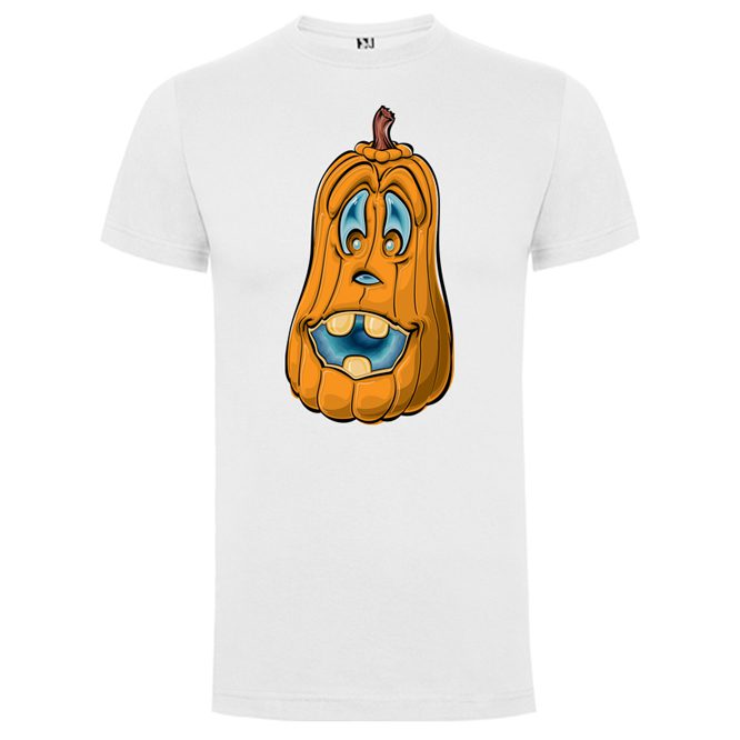 BLANCA Camiseta con diseño CALABAZA - Imagen 1