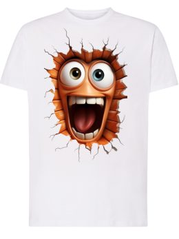 Camiseta con diseño ASOMANDOSE